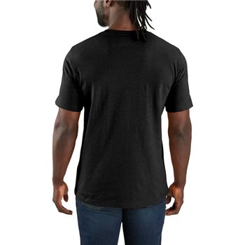cafe 4 racer - Carhartt Tričko s potlačou Pocket Script čierne - Carhartt Tričká 