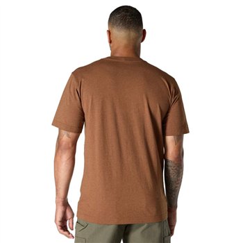 cafe 4 racer - Carhartt Script Graphic tričko red duck heather - Carhartt Trička 
