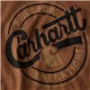 cafe 4 racer - Carhartt Script Graphic tričko červená kačica melír - Carhartt Tričká 