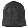cafe 4 racer - Carhartt Knit Embossed beanie black - Carhartt Beanies 