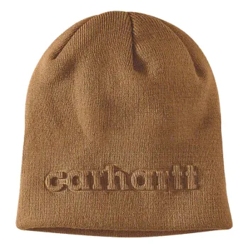 cafe 4 racer - Carhartt Script Patch beanie heather grey - Carhartt Beanies 