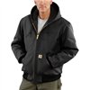 cafe 4 racer - Carhartt Izolovaná flanelová aktívna bunda čierna - Carhartt Bundy 