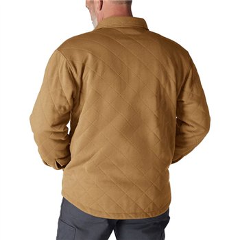 cafe 4 racer - Carhartt Quilted Snap Front shirt carharttr brown - Carhartt Shirts 