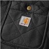 Carhartt Quilted Snap Front shirt black