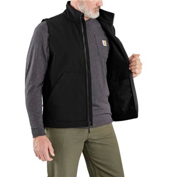 cafe 4 racer - Carhartt Galesburg softshell vesta čierna - Carhartt Vesty 