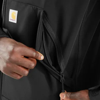 cafe 4 racer - Carhartt Bunda Softshell volného střihu černá - Carhartt Bundy 