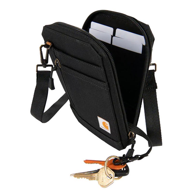 cafe 4 racer - Carhartt Nylon Duck Crossbody peněženka černá - Carhartt Tašky 
