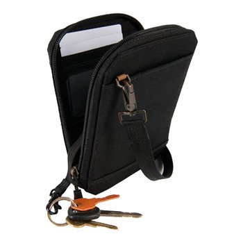 cafe 4 racer - Carhartt Nylon Duck Crossbody peněženka černá - Carhartt Tašky 