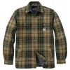 cafe 4 racer - Carhartt Hubbard Plaid shirt jack night fatigue - Carhartt Shirts 
