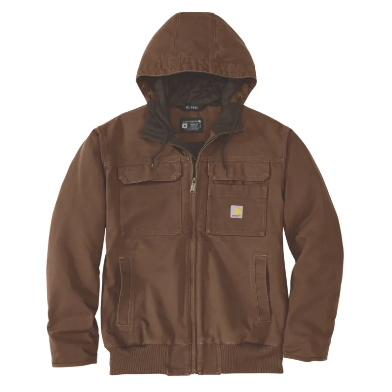 cafe 4 racer - Carhartt Bartlett Aktívna bunda červená kačica - Carhartt Bundy 