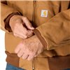 cafe 4 racer - Carhartt Ikonická J140 Pevná Kachna Aktivní bunda carharttr hnědá - Carhartt Bundy 