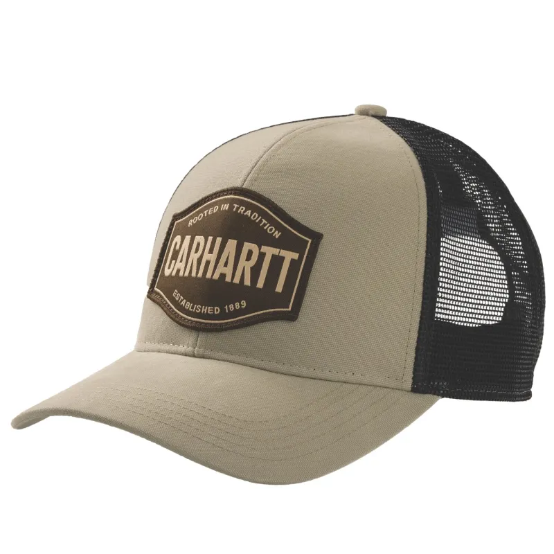 cafe 4 racer - Carhartt Oakland Rooted in Traditions šiltovka vyblednutá únava - Carhartt Šiltovka 