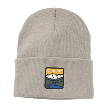 cafe 4 racer - Carhartt Čiapka s gumovou nášivkou Brite oranžová - Carhartt Zimné čiapky 