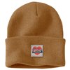 cafe 4 racer - Carhartt pletená čepice s nášivkou srdce Carhartt hnědá - Carhartt Zimní čepice 