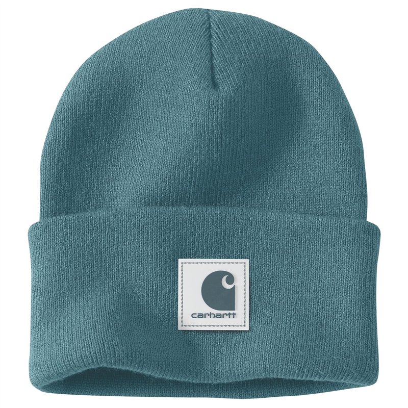 cafe 4 racer - Carhartt Čiapka s gumovou nášivkou Harbor teal - Carhartt Zimné čiapky 