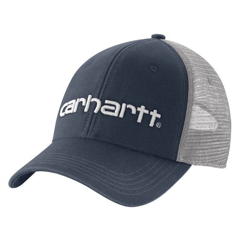 cafe 4 racer - Carhartt Dunmore logo kšiltovka námořnická modř/bílá - Carhartt Šiltovka 