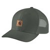 cafe 4 racer - Carhartt Oakland Leatherette cap Forestry green - Carhartt Caps 