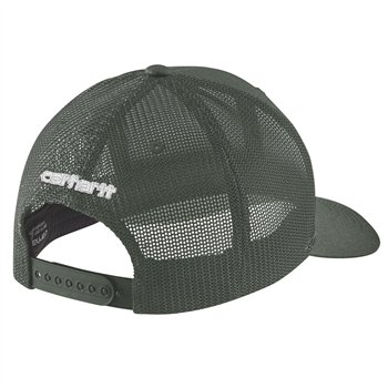 cafe 4 racer - Carhartt Oakland čepice z koženky Forestry zelená - Carhartt Šiltovka 
