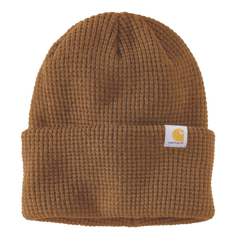 cafe 4 racer - Carhartt Waffle Cuffed Beanie Carhartt brown - Carhartt Beanies 