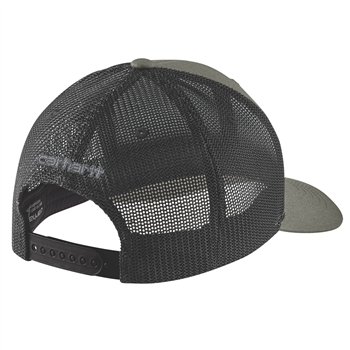 cafe 4 racer - Carhartt Rugged Flex Oakland Rubber Patch cap dusty olive - Carhartt Caps 