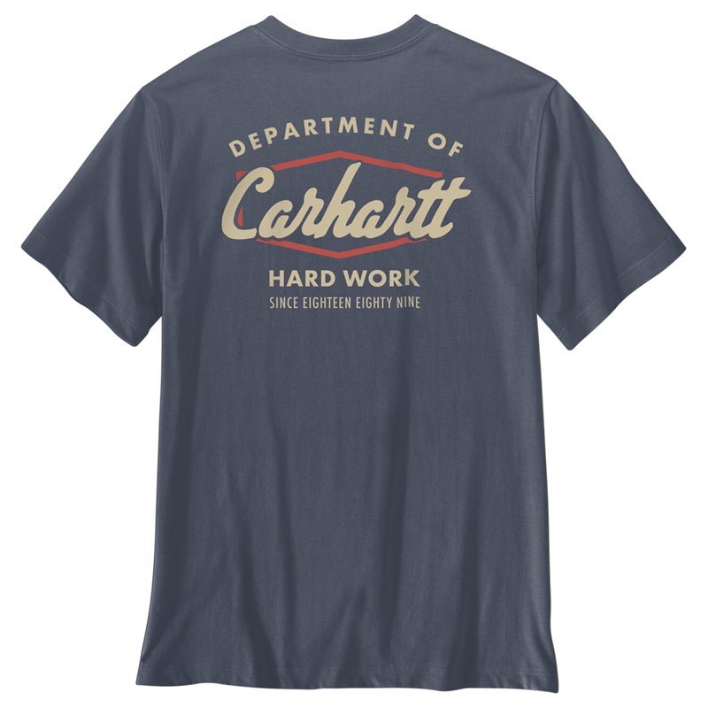cafe 4 racer - Carhartt Irvine Relaxed Hard Work Tričko superstorm - Carhartt Trička 
