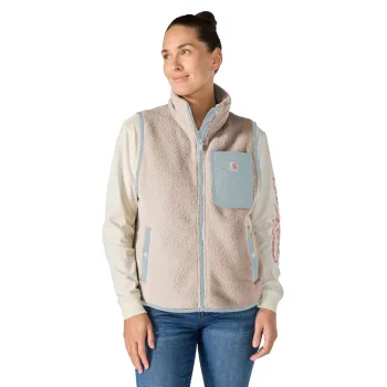 cafe 4 racer - Carhartt Sherpa Fleece vest gray dunes - Carhartt Vests 