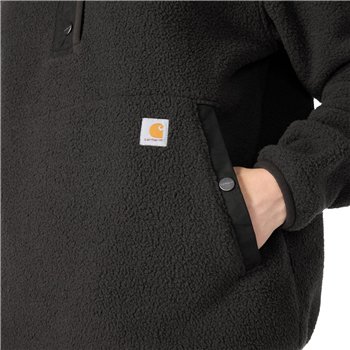 cafe 4 racer - Carhartt Sherpa mikina černá - Carhartt Mikina 