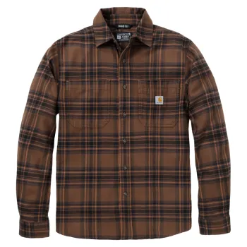 cafe 4 racer - Carhartt Hamilton Relaxed LS Plaid shirt navy - Carhartt Shirts 