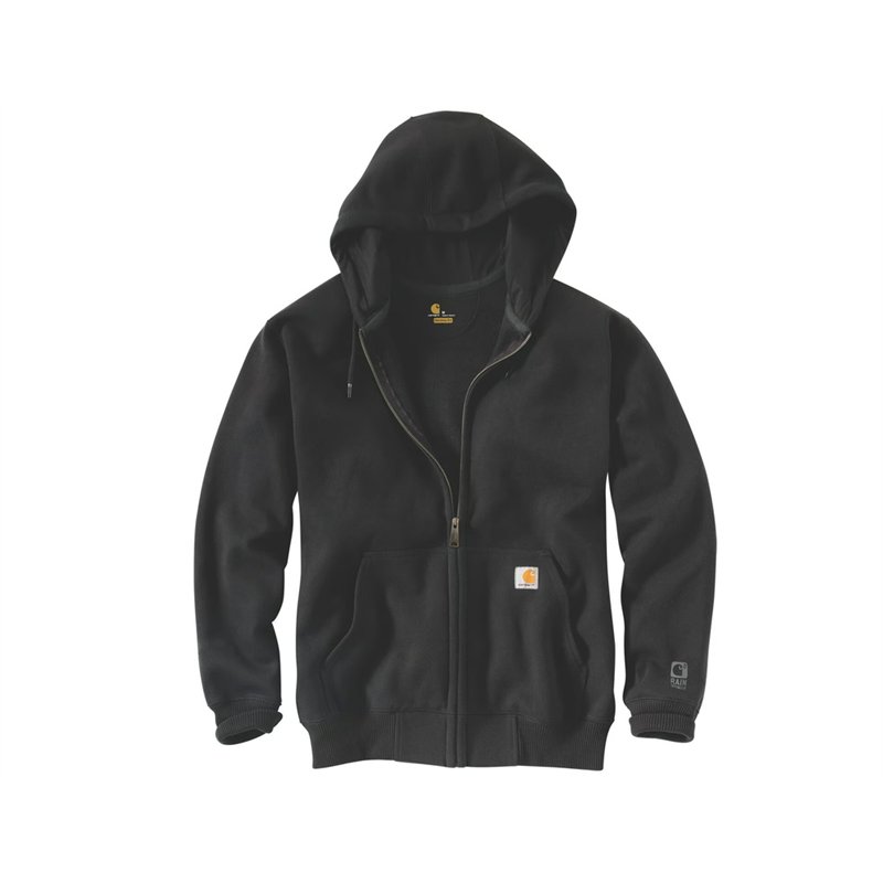 cafe 4 racer - Carhartt Paxton mikina na zips čierna - Carhartt Mikina 
