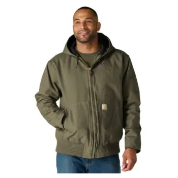 cafe 4 racer - Carhartt Washed Duck Active bunda moss - Carhartt Bundy 