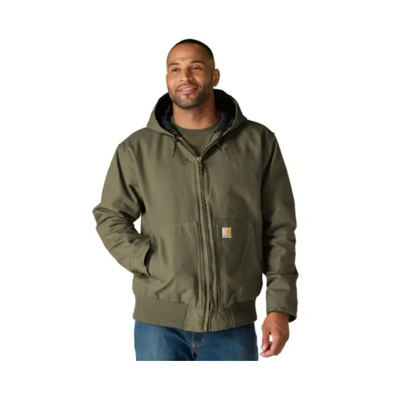 cafe 4 racer - Carhartt Washed Duck Active bunda moss - Carhartt Bundy 