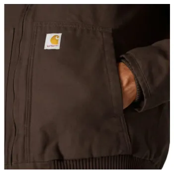 cafe 4 racer - Carhartt Washed Duck Active jack dark brown - Carhartt Jackets 