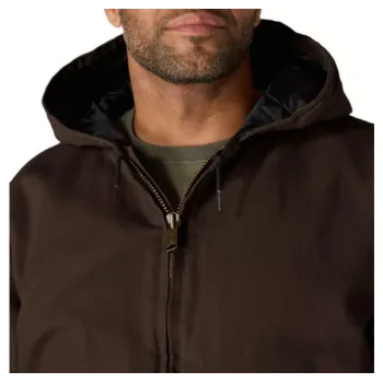 cafe 4 racer - Carhartt Washed Duck Active bunda tmavě hnědá - Carhartt Bundy 