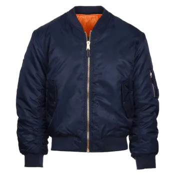 cafe 4 racer - MA-1 bomber flight jacket black - Army Surplus Jackets 