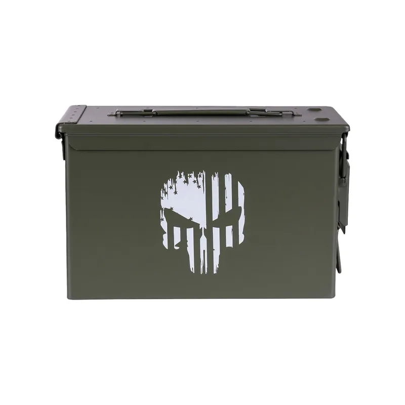 cafe 4 racer - Army Surplus Ammo Punish Lebka krabice černá - Army Surplus Na Cestování 