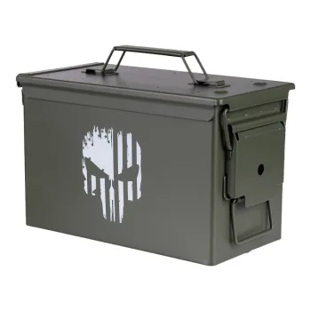 cafe 4 racer - Army Surplus Ammo Punish Lebka krabice černá - Army Surplus Na Cestování 