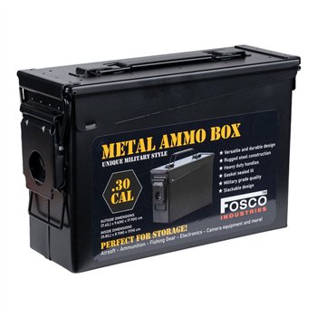 cafe 4 racer - Army Surplus Ammo Lebka a Kosti krabice černá - Army Surplus Na Cestování 