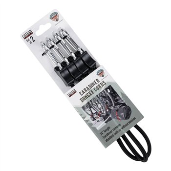 cafe 4 racer - Army Surplus karabina s bungee šňůrami 24 palců černá - Army Surplus Na Cestování 