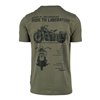 cafe 4 racer - Army Surplus Liberator WLA Odznak tričko zelené - Army Surplus Tričká 