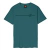 cafe 4 racer - Santa Cruz Tonal Opus Dot Stripe tričko cosmic teal - Santa Cruz Tričká 
