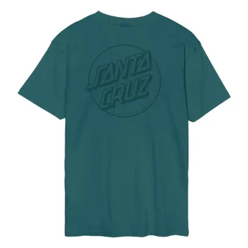 cafe 4 racer - Santa Cruz Tonal Opus Dot Stripe tričko cosmic teal - Santa Cruz Tričká 