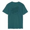 cafe 4 racer - Santa Cruz Tonal Opus Dot Stripe tričko cosmic teal - Santa Cruz Tričká 