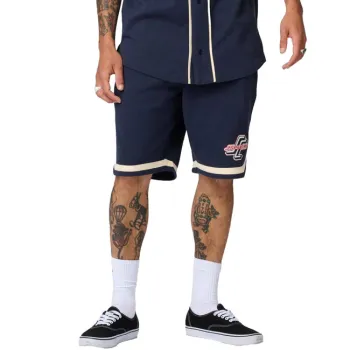 cafe 4 racer - Santa Cruz Outer OGSC Baseballové šortky námořnická modř - Santa Cruz Kraťasy 