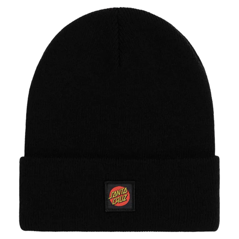 cafe 4 racer - Santa Cruz Cruz Label beanie black - Santa Cruz Beanies 