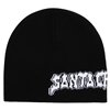 cafe 4 racer - Santa Cruz Punk Strip beanie black - Santa Cruz Beanies 