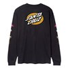 cafe 4 racer - Santa Cruz Knibbs Cryptic longsleeve black - Santa Cruz Shirts 