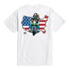 cafe 4 racer - Loser Machine Destination America t-shirt white - Loser Machine Company T-Shirts 