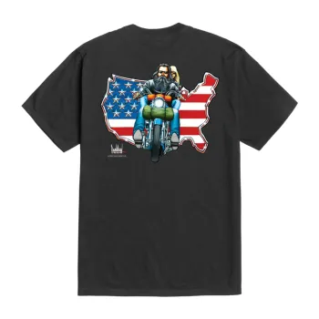 cafe 4 racer - Dickies Mapleton tričko černé - DICKIES Trička 