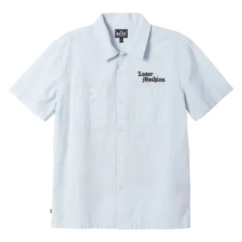 cafe 4 racer - Loser Machine Attendant shirt light blue - Loser Machine Company T-Shirts 