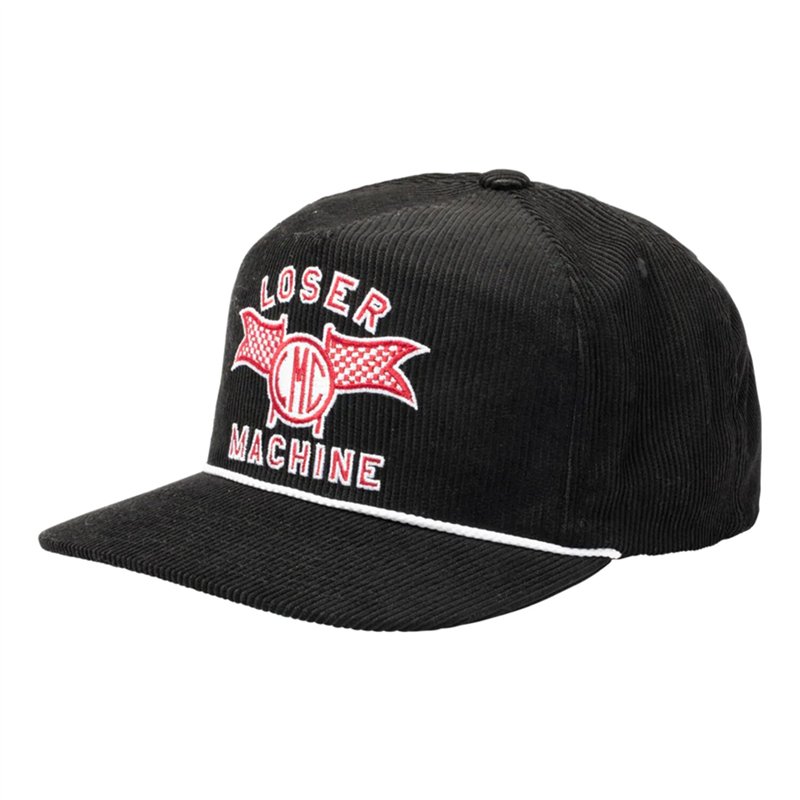 cafe 4 racer - Loser Machine Palmdale cap black - Loser Machine Company Caps 